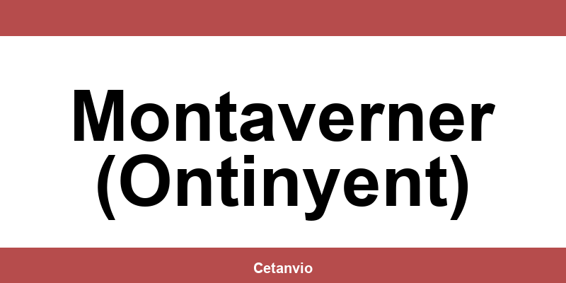 Llama al centro de CTT Express de Montaverner (Ontinyent) por teléfono