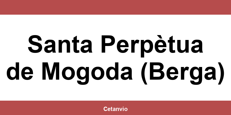 Llama al centro de CTT Express de Santa Perpètua de Mogoda (Berga) por teléfono
