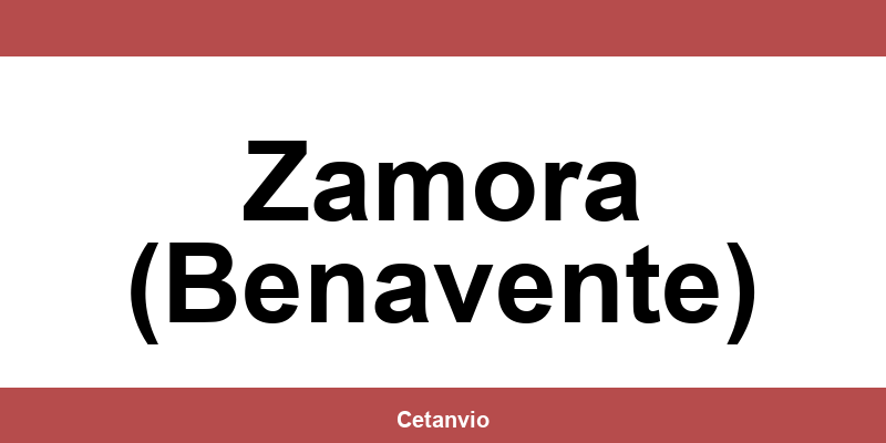Llama al centro de CTT Express de Zamora (Benavente) por teléfono